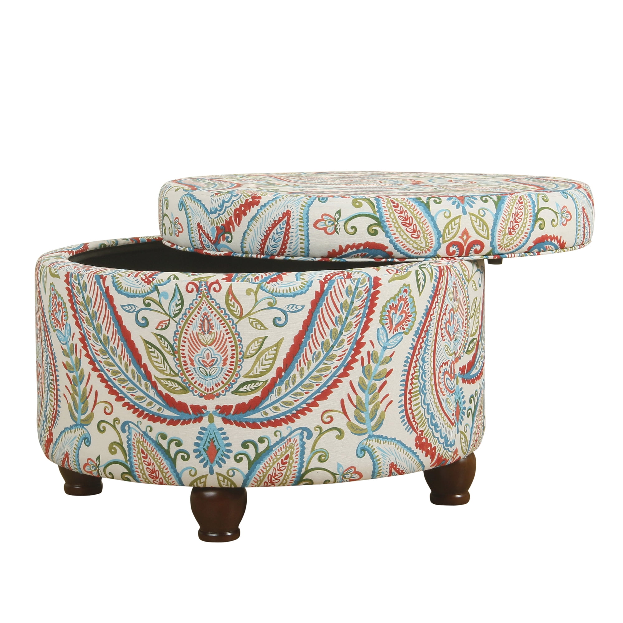 HomePop Storage Ottoman, Multiple Colors