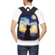 thumbnail image 4 of Balery Cat Under Starry Skies Mochila para hombre y mujer - Tela Oxford 600D resistente - Gran capacidad, resistente al agua, ideal para la escuela, viajes y senderismo, 4 of 6
