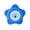 Blue, variant on Soft Silicone Splash Water Flying Discs For Kids Beach Play Throwing Function And Bright Colors