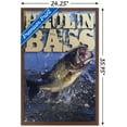 thumbnail image 3 of Big Bass Wall Poster, 22.375" x 34", Framed, 3 of 6