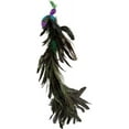 thumbnail image 7 of Kurt Adler Large Purple/Blue Feather Peacock on Clip, 7 of 7