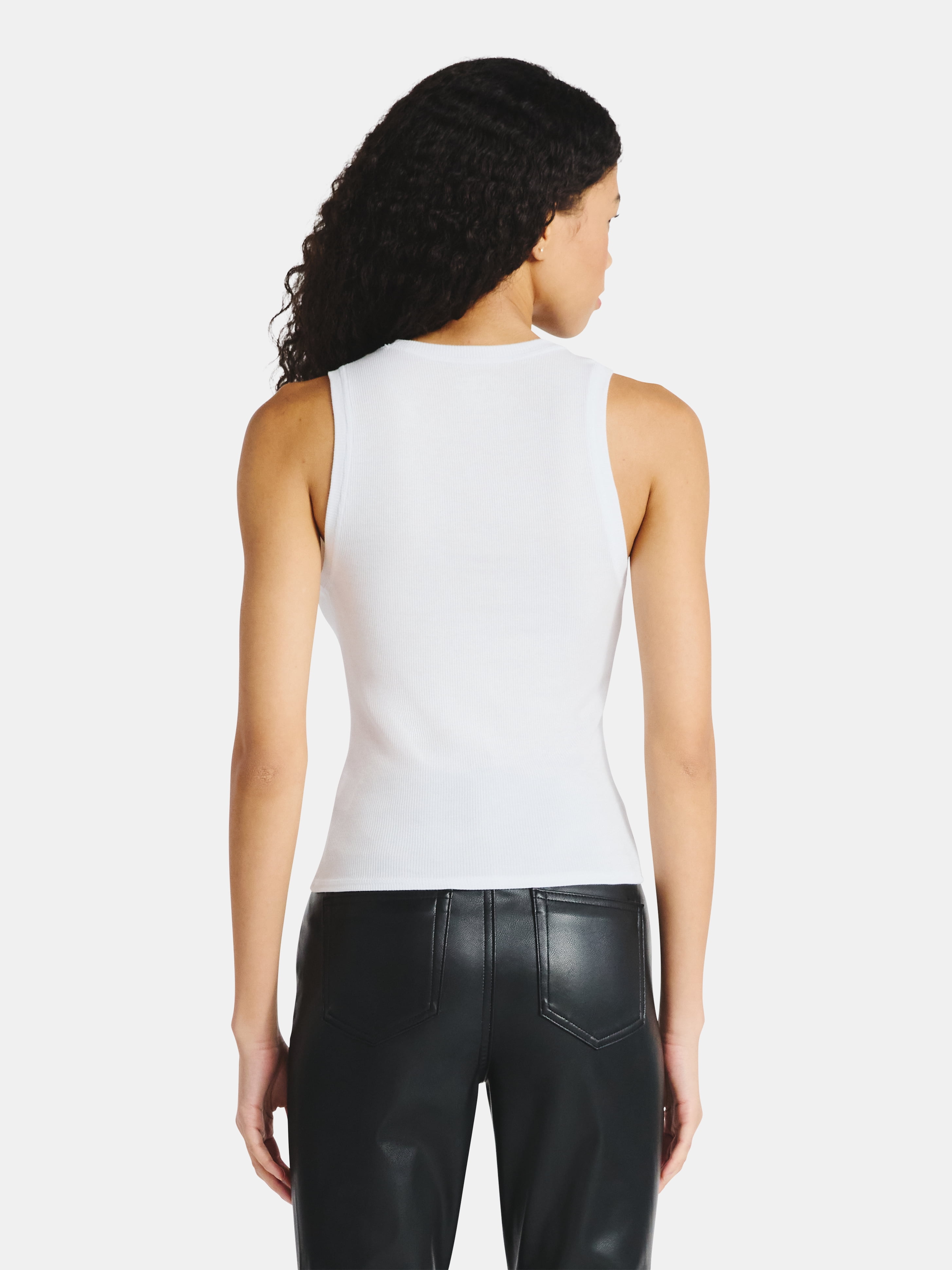 No Boundaries Fitted Crewneck Tank Top, Women’s