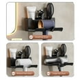 thumbnail image 4 of Hair Dryer Holder Wall Mounted Hair Straightener Dryer Hair Stand Bathroom Organizer Shelves Washroom Organization Shelves, 4 of 10