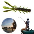 thumbnail image 2 of Swimbait - Señuelo suave para pesca flotante 10 unidades 70 mm lubina trucha leucomas tipo pez, 2 of 9
