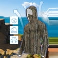 thumbnail image 4 of Dagegui Men's UPF 50+ Sun Shirts Quick Dry Long Sleeve UV Protection T-Shirt Outdoor Hiking Camping Tops Summer Hooded Tees with Built-In Face Mask 003 Camouflage XXXL, 4 of 9