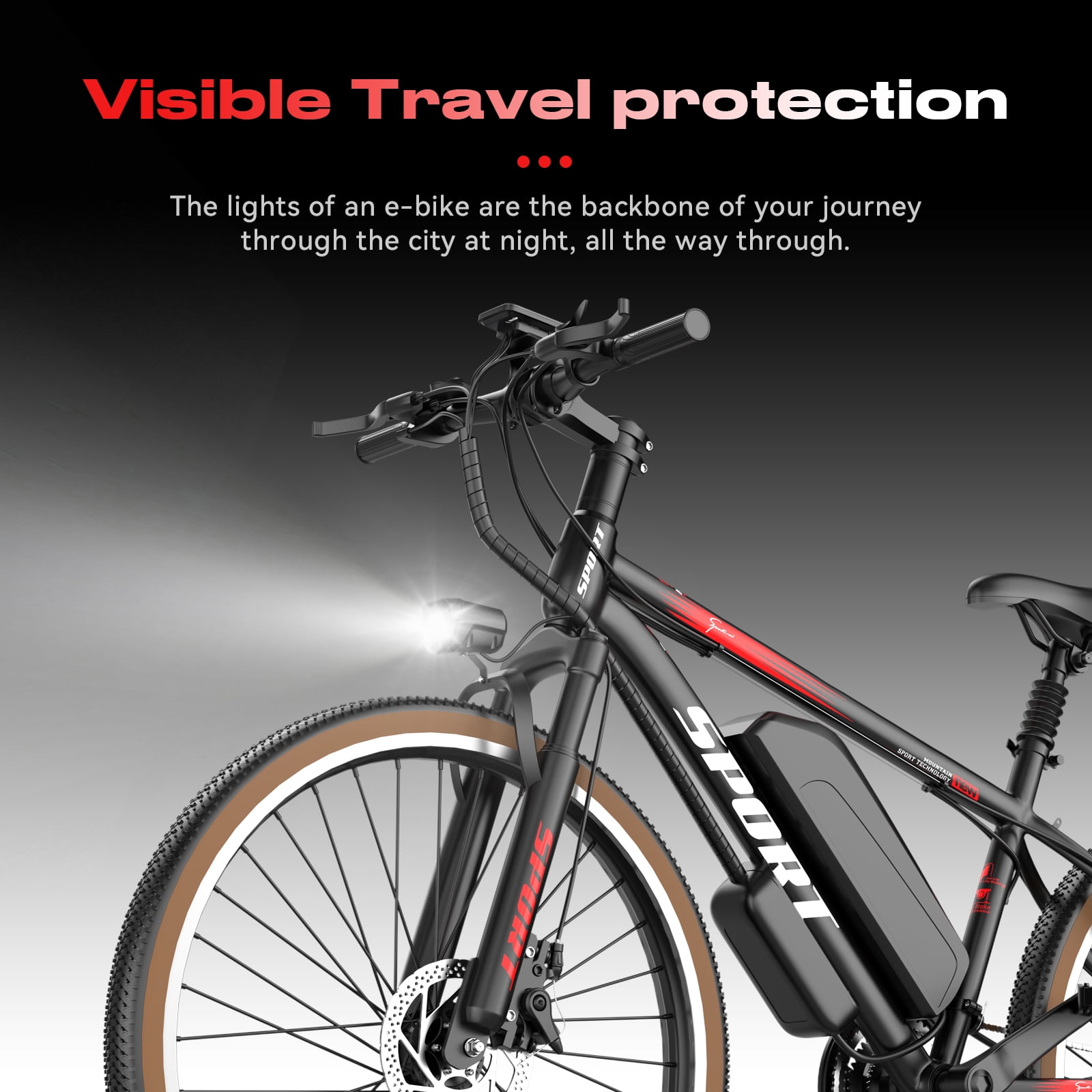 AVBDJOY 26" Electric Mountain Bike for Adults, 7-Speed eBike with 1500W Peak Motor, Up to 28 MPH, 60 Miles Max Range, Electric Bicycle with Removable Battery & 5-Working Modes