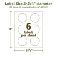 thumbnail image 6 of Avery EcoFriendly Round Labels, 2-3/4" Diameter, 60ct, 6 of 10