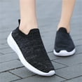 thumbnail image 4 of IUJSOY Mens Athletic Walking Shoes Lightweight Casual Knit Slip on Sneakers Mesh Tennis Shoes, 4 of 9