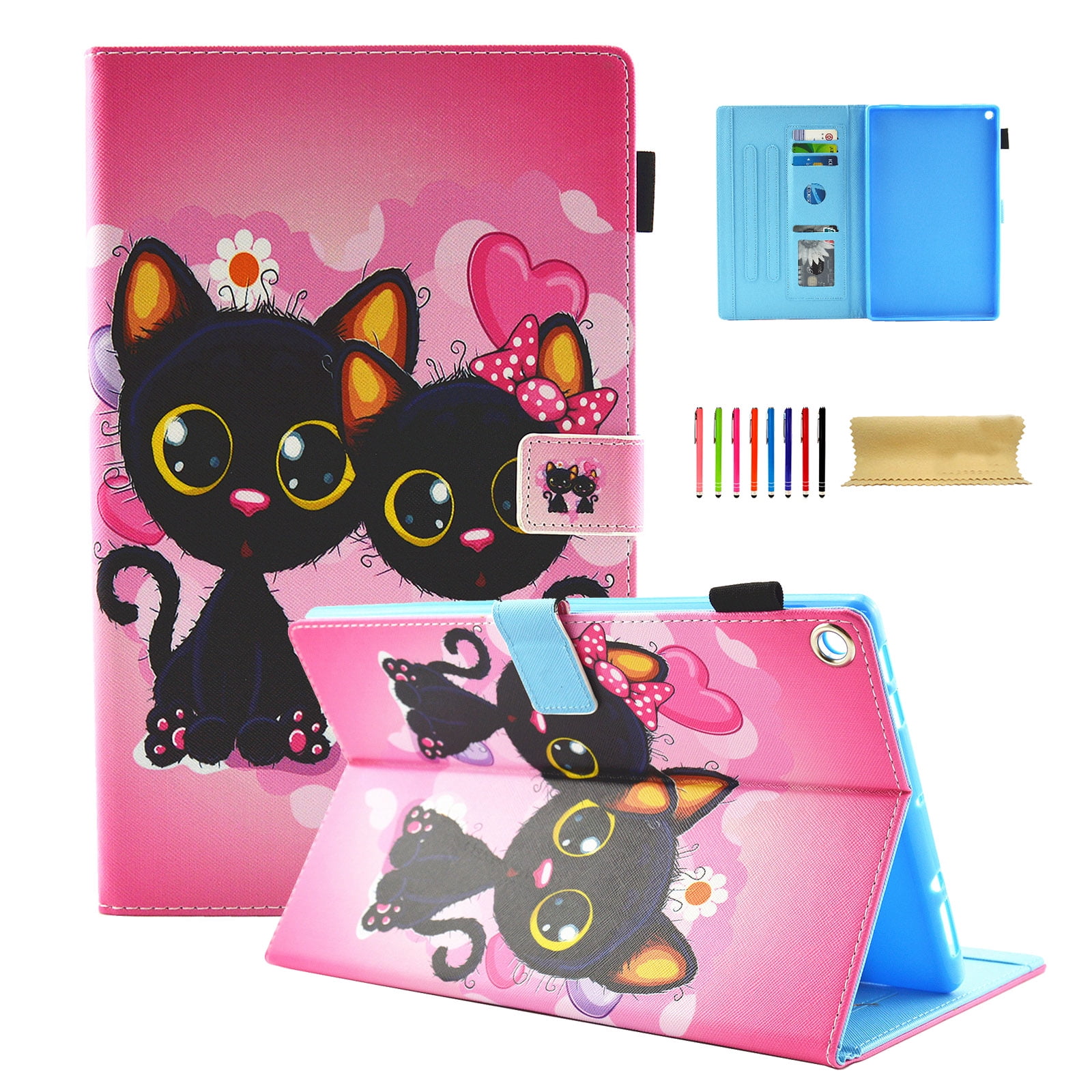 Kindle Fire HD 8 (7th Generation 2017, 8th Generation 2017) Case, Dteck