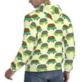 thumbnail image 6 of Salouo Turtle On Skateboard Pattern Men's Fall Hoodie Sweatshirt,Sport Hoodie with Pockets for Men Pullover Casual Hooded Sweatshirt-Small, 6 of 7