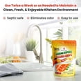thumbnail image 7 of Garbage Disposal Cleaner and Deodorizer Drops- [[50-Count]] Orange Zest Scented Kitchen Sink Freshener Pods & Drain Odor Eliminator Disposer Care Balls by Bastion, 7 of 7