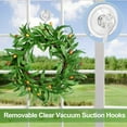 thumbnail image 6 of 12PCS Wreath Hanger Suction Cup Hooks Heavy Duty Shower Wall Window Bathroom Holders Vacuum Holds up to 22 Lbs, 6 of 6