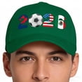 thumbnail image 4 of CaiYueKe 2026 Casquette de Soccer Soccer Ajustable Coton Lavé Profil Bas Non Structurée Casquette de Baseball pour Hommes Femmes Supporteurs Fans Extérieur Protection Solaire Tenue Décontractée Jour de Match Fête de Hayon, 4 of 6