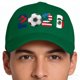 thumbnail image 4 of CaiYueKe 2026 Soccer Football Cap Adjustable Washed Cotton Low Profile Unstructured Baseball Hat for Men Women Supporters Fans Outdoor Sun Protection Casual Wear Game Day Tailgate Party, 4 of 6