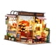 thumbnail image 2 of Kits de construcción de casas de panadería en miniatura, adornos de juguete educativos con LED, casa de Diorama de panadería para niños y, 2 of 9