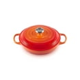 thumbnail image 1 of Le Creuset Estofado de hierro fundido esmaltado, 2.25 cuartos de galón, llama, 1 of 7