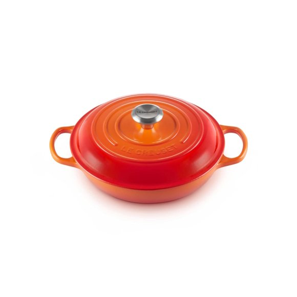 Le Creuset Estofado de hierro fundido esmaltado, 2.25 cuartos de galón, llama