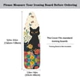 thumbnail image 5 of HELLHERO Soft Fabric Ironing Board Cover Easy to Install Elastic Edge Protection Covers Ironing Board Covers for Homes Cat Floral Pattern, 5 of 5