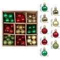thumbnail image 3 of Sahpxhe 99 Pcs Christmas Ornament Balls Set Shatterproof Plastic for Tree Holiday Wedding Party Decoration, 3 of 8