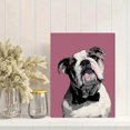 thumbnail image 2 of English Bulldog Glasses Suit Canvas Print Wall Art for Living Room Bedroom Office Dining Room Cafe Hallway Decor, 2 of 8