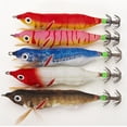 thumbnail image 3 of Becaristey Pratique Calmars Pêche Leurre Réutilisable Résistant à l'Usure Utile Appât Eau Douce Outils de Pêche d'Eau Salée Rose 1Set, 3 of 6