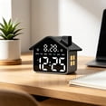 thumbnail image 7 of Bowayaoa LED Alarm Clock, Multifunctional Digital Clock with Night Light, Dual Alarms Snooze Time Date Display, USB Battery Powered Desktop Decor Clock for Bedroom Office Desk, 7 of 7