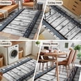 thumbnail image 6 of 4x6 Area Rugs, Grey Wood Grain Non-Skid Rubber Backing Large Rectangle Rugs - Living Room Bedroom Home Office, Country Vintage Barn Door Rustic Lodge Indoor Floor Mat Carpets Washable Rug, 6 of 9