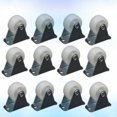 thumbnail image 4 of Goodhd 12Pcs 1 Inch Chair Caster Wheel Furniture Castors for Trolleys Small Machinery, 4 of 6
