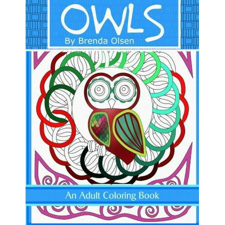 Owls An Adult Coloring Book Walmart Com Coloring Wallpapers Download Free Images Wallpaper [coloring876.blogspot.com]
