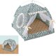 thumbnail image 2 of Cama para gatos de verano, tienda para gatos, casa para gatos, cueva, cama cómoda para gatos, cueva para gatos, casa para gatos, cama para gatos, mascota 38x38x36cm, estilo 2, 2 of 6
