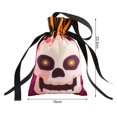 thumbnail image 5 of sunsanly Halloween Candy Bag Pumpkin Ghost Face Goodie Bags Halloween Trick or Treat Snack Wrapping Bag Holiday Party Supplies, 5 of 8
