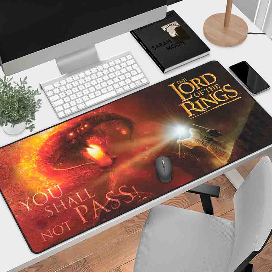 Subsonic - The Lord of the Rings XXL Mouse Pad 90 x 40 cm - Desk Pad with Non-Slip Base, Gaming Mouse Pad - Officially Licensed