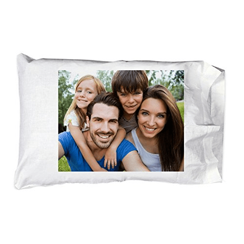 Personalised Photo Pillowcase Cushion Pillow Case Cover Custom Gift up to 4 pics 