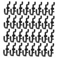 thumbnail image 3 of OUNONA 50 Pcs Crochets Compacts Noirs pour Panneau Perforé pour Organisation et Rangement d'Outils de Garage, 3 of 8