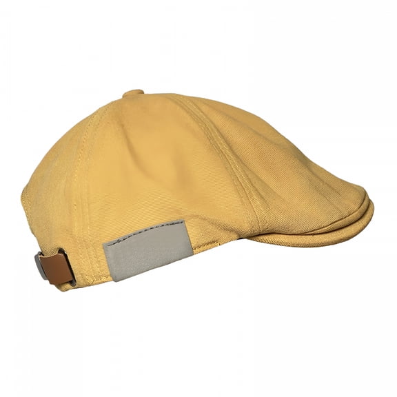 TELOLY Vintage Beret Cap Driver Snap Hat Newsboy Hunting Beret Flat Cap Sun Protection Herringbone Caps for Men