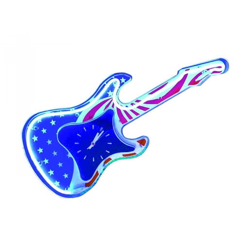 Creative Motion Neon Guitar Wall Clock - Walmart.com