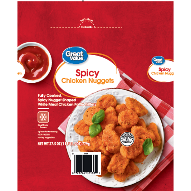 Great Value Fully Cooked Spicy Chicken Nuggets