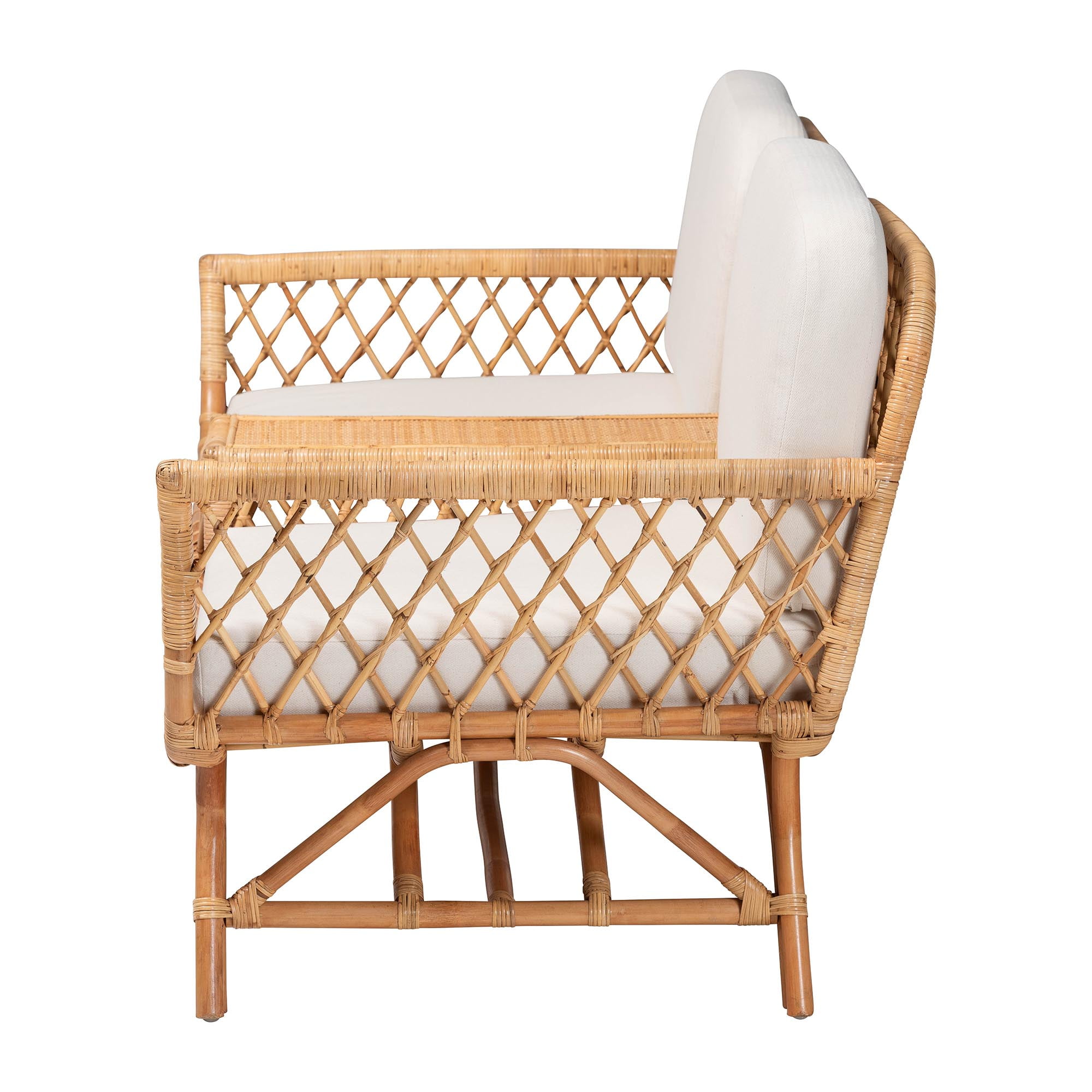 bali & pari Pakis Boho Sofa, Natural