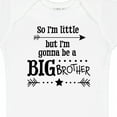 thumbnail image 4 of Inktastic So I'm Little, but I'm Gonna to Be a Big Brother Boys Baby Bodysuit, 4 of 5