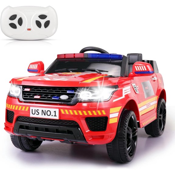24V 2 Seater Ram 1500 RHO Police Car Ride on for Big Kids, Carros Eléctricos Para Niños with Remote Control, Ride on Truck w/Siren, Flashing Lights, Bed Storage, Electric Police Car Black