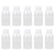 thumbnail image 1 of 20pcs 350 ml Jugo Botellas de almacenamiento Botellas de leche Botellas de bebidas (transparentes), 1 of 6