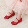 thumbnail image 2 of Zapatos de Vestir para Niña DREAM PAIRS Mary Jane con Brillantes Rojo Talla 9, 2 of 6