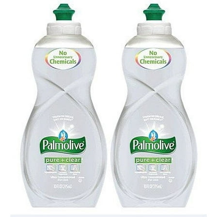 Palmolive Pure   Clear Concentrated Dish Washing Liquid 8 Fl Oz (2 pack)RDD12