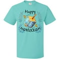 thumbnail image 3 of Inktastic Happy Hanukkah Dreidel and Laurels T-Shirt, 3 of 5