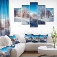 thumbnail image 1 of Impression sur Toile d'Hiver Incroyable dans le Parc de la Ville - Grand Paysage, 1 of 4