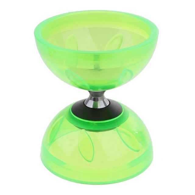 TISHITA 10.5cm Diabolos with Diabolo Sticks String Juggling Toys Chinese Green