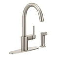 thumbnail image 2 of Moen Align Spot Resist Stainless One-Handle Kitchen Faucet, 2 of 4