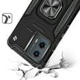 thumbnail image 2 of For Motorola Moto G Power 5g 2024 Robust Magnetic Kickstand Hybrid Case Cover - Black, 2 of 3