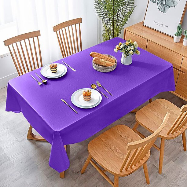 Mantel desechable de plástico de 108x54 pulgadas para barbacoa, fiesta, boda, exterior, mantel de una sola vez Wmkox8yii HFSH4900