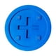thumbnail image 4 of Reemplazo de asiento de taburete de bar, asiento de silla redondo, fácil de limpiar, accesorio, tapa de taburete para dormitorio, universidad, hogar, Azul 32cm, 4 of 8
